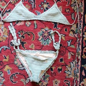 She Made Me Mint Crochet Bikini